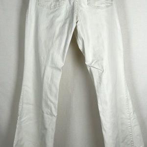 Noir Jean off White Embroidered Pockets SZ 10